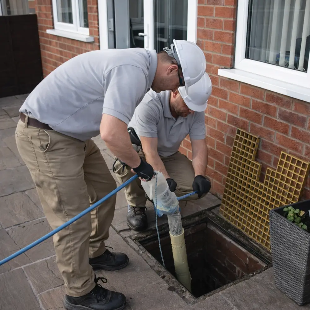 Blocked drain repair service in Woking